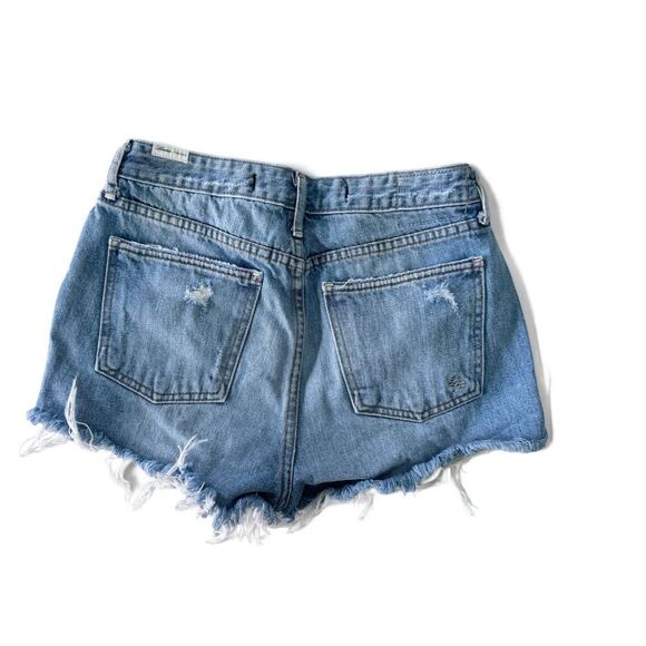 Lovers + Friends‎ Distressed Denim Jean Shorts Sz 26 - Picture 2 of 5